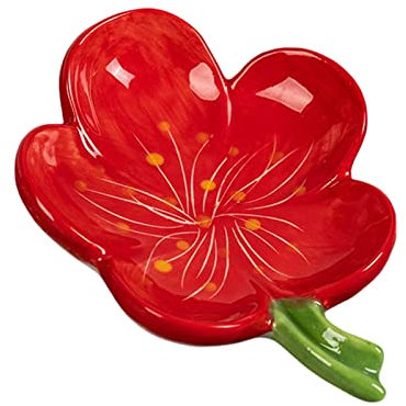 Porte-savon en céramique en forme de fleur - Étanche - Réutilisable - Multifonction - Pour douche, salle de bain, évier