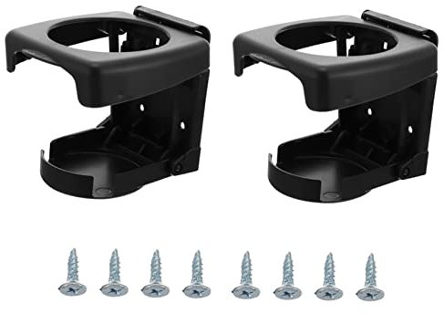 SUPVOX 2 Piezas Posavasos Portavasos Ajustable para Coche Soporte De Botella De Agua De Coche Portavasos para Automóviles Portavasos RV Casa Rodante Bandeja De Almacenamiento El Plastico