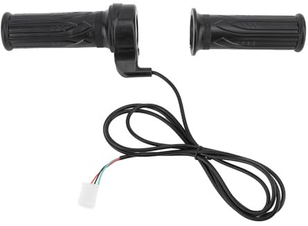 Electric Throttle Grip, 22mm 25mm Universal 3 Wire 12V‑72v Electric Bike Twist Throttle Hand Grip for MiniMoto Dirt Bike Electric Chopper Scooter