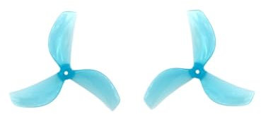 Drohnenzubehör For Gemfan 4Pairs 45mm 3-Blatt PC Propeller 1mm 1,5mm for RC FPV Racing Freestyle 1,8 zoll Cinewhoop Zahnstocher Drohnen DIY Teile Das ist austauschbar (Color : Blue hole 1.5mm)