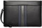 Eshow Handgelenktasche Herren, Handtasche klein, Geldbörsentasche aus PU Leder, Clutch Tasche mit Kartenfach Herrenhandtasche für Reisen, Arbeit, Alltag, Grau