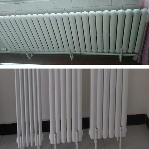 Whychstore Piedini per radiatore in ghisa eleganti e robusti, perfetta aggiunta al tuo sistema di riscaldamento (30 cm)
