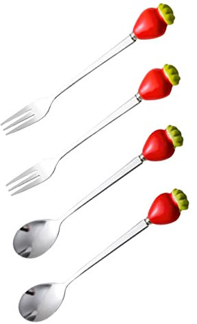 Cabilock Cucharas y Tenedores Inoxidable Cuchara De Servicio Vajilla Gótica Para y Fiestas