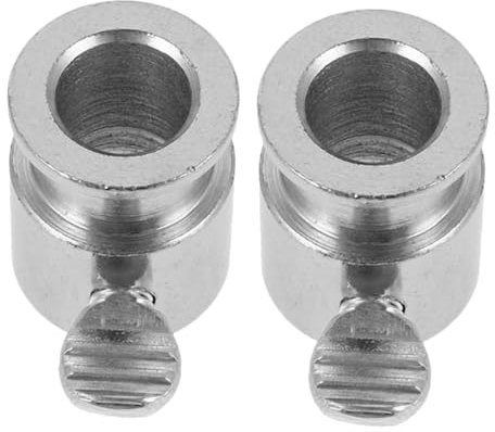 ANDRESLAD Juego de accesorios para barbacoa de 2 piezas, accesorios para asar uniformemente, soporte para brochetas de metal con funda límite para barbacoa segura y práctica, adecuada para barbacoas