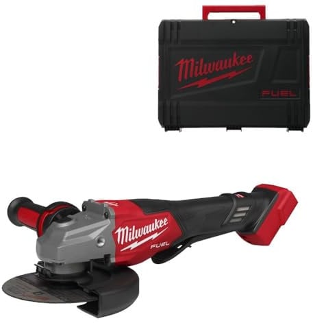 Milwaukee M18 FHSAG125XPDB2-0 Fuel Angle Grinder Paddle Body Only in Carry Case