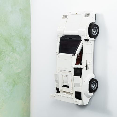 Brickify Wall Mount Compatible With LEGO 10337 Lamborghini Countach 5000 Quattrovalvole – Premium Display Wall Mount for Icons Supercar Models - Compatible With LEGO Car Wall Mount - Car NOT Included