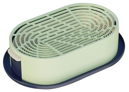 Dickly Katzengras-Keimungs-Starter-Pflanzgefäß, Kätzchen-Gras-Anbau-Set, leichtes Keimtablett, Dunkel- Und Hellgrün