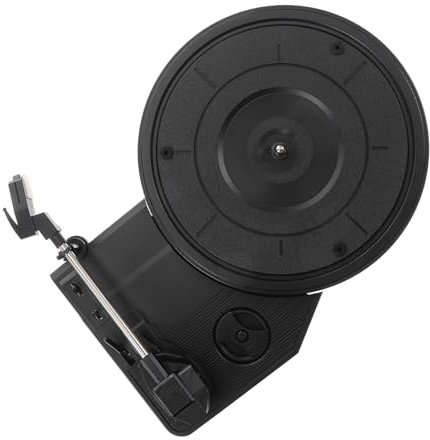 VANZACK Vintage Record Player with Turntable Built-in Speakers Retro Gramophone Design Clear Sound User-friendly Controls for Effortless Vinyl Enjoyment