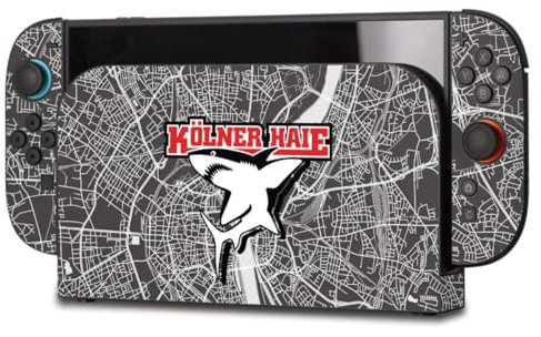 DeinDesign Skin kompatibel mit Nintendo Switch 2 Folie Sticker Offizielles Lizenzprodukt Kölner Haie Eishockey