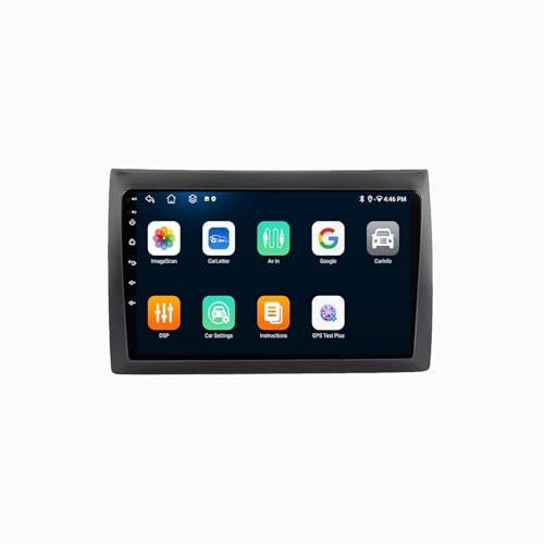 Car Radio para Fiat Stilo 2010 9 Pulgadas Android 15 Car Navegación con BT GPS WiFi Radio Backup Camera para, 4 Core 2G+64G