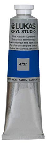 Lukas Cryl Studio 75 ml, Acrylfarbe in Premium-Qualität, Ultramarinblau