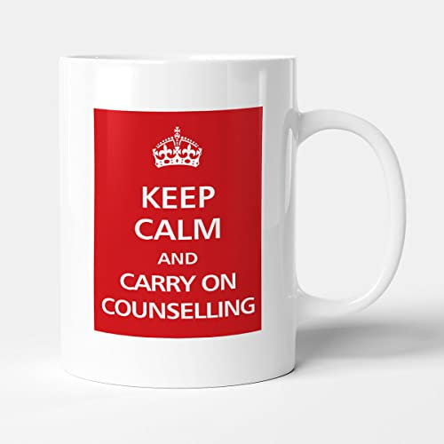 Victorian Printing Co - Keep Calm - and Carry On Counselling, Ceramic, 11fl.oz.