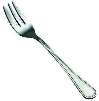Salvinelli 250 3 Denti forchetta da Dolce, 5 mm, in Acciaio Inox
