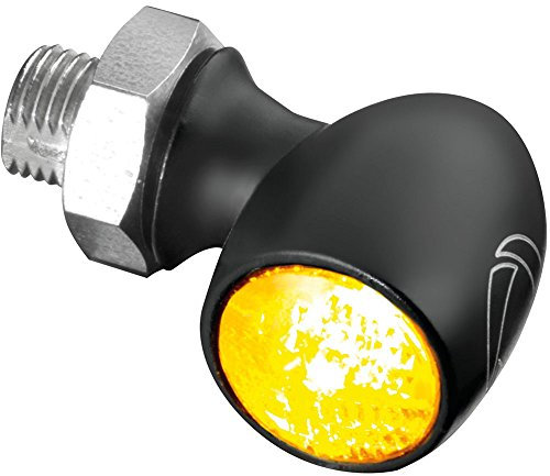 Kellermann LED-Blinker Bullet Atto Dark M5x0,5x6,5 Gewinde Gehäuse + Glas komple