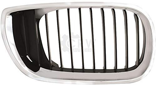 Grill Kühlergrill rechts für 3er E46 Limo Touring Bj. 01-05 mit Chromrand
