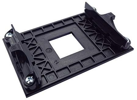 EC360® Bracket AMD AM4 Módulo de Retención de Placa Principal, Placa Posterior, Montura de Socket de CPU (Negro)