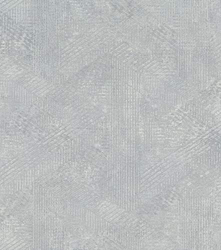 Rasch Tapeten Vliestapete (Grafisch) Grau silberne 10,05 m x 0,53 m Finca 416831