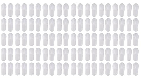 50 par bärbara unisex halkfria tofflor för hemmet spa hotellfest gäst Lätt att bära för hem hotell unisex tofflor(30 * 20 * 10cm-3MM Non-woven whiteboard)