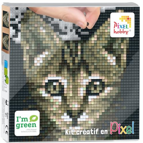 PIXEL Kreativ-Set, 12 x 12 cm – Katze