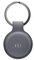 Nereids Nereides Étui Compatible avec Pendentif Apple Airtag, Porte-clés Airtags en Cuir PU intégral résistant aux Rayures, étui pour Air Tag avec Porte-clés Gris