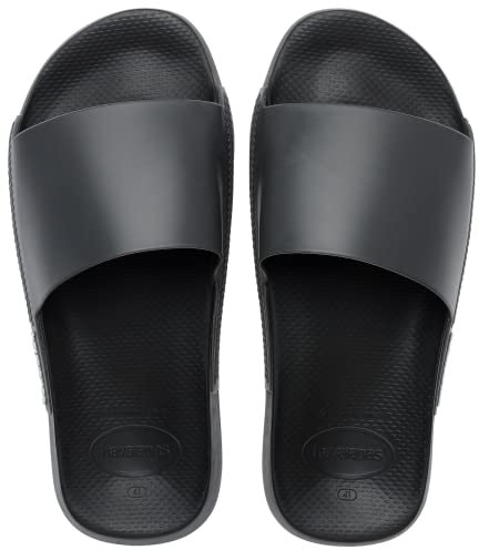 Havaianas Unisex Slide Classic, Black, 3/4 UK