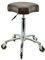 VAKON SALON - Ergonomischer Sitzhocker braun höhenverstellbar von 55 bis 75 cm Rollhocker - Drehhocker Arbeitshocker Praxishocke