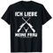 Jagd Jagdbekleidung Herren Ich liebe meine Frau Jäger T-Shirt