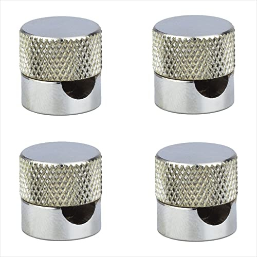 Amarcords - 4 Aluminum cable gland decentralizers with visible cable adjustment. For lamps and suspensions. Color CHROME