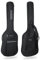 LETSROCK Custodia per basso e basso, borsa imbottita spessa, morbida borsa per chitarra elettrica, doppia tracolla regolabile con tasca e tracolla, Nero, Custodia per basso
