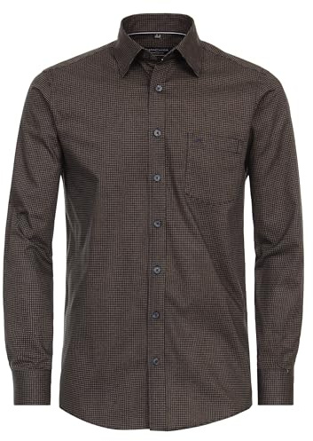 CASAMODA Freizeithemd Langarm kariert Comfort Fit