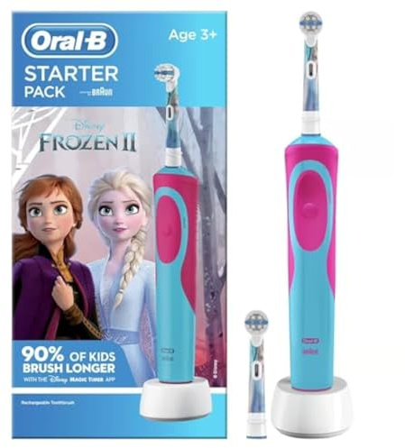 Oral B Starter Pack Frozen 2 Rechargeable Toothbrush 2 Heads