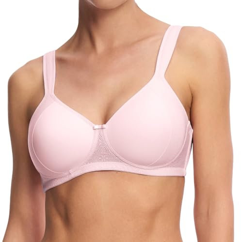 Susa Damen Milano BH, Undurchsichtige, Rose, 75A