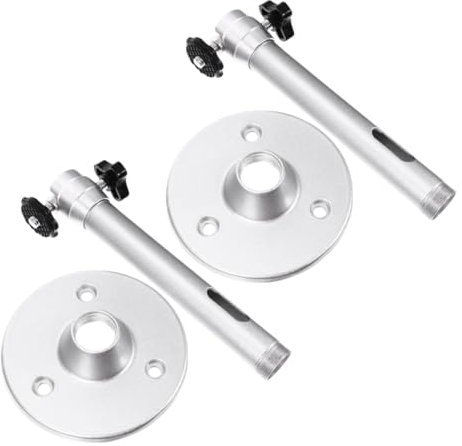 jojofuny 2 Stück Universalhalterung Videokamera Deckenprojektorhalterung Aluminiumlegierung Zubehör Das Dach Miniatur Sternlicht Autodach Wandmontage Projektor Deckenhalterung