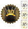 32 Stück Servietten 30. Geburtstag+8 Stück Windlicht Tischdeko 30 Geburtstag Schön DASS Du Da Bist Deko 30. Geburtstag Frauen Manner Geburtstag Windlichter Servietten Happy Birthday Tischdeko
