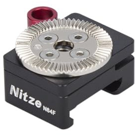 Nitze NATO-Klemme mit Standard Rosetta, Quick Release NATO Clamp with Rosette für Kamerakäfig Monitor-Käfig Magic Arm - N64F