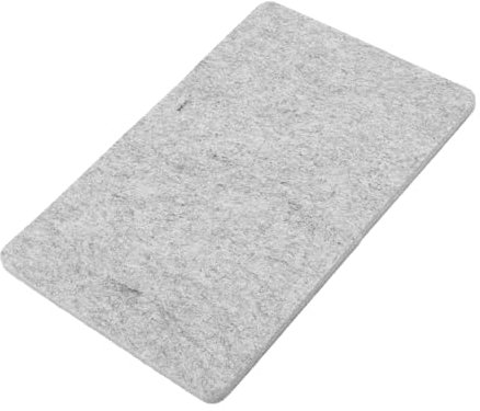 Gogogmee Schreibtischunterlage aus Wollfilz Woll-Bügelmatte zum Quilten Wollmatte zum Bügeln Quilten Pressmatte 30 5 x 45 7 cm Grau
