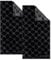 Frottier Kollektion von Joop, Set 2-teilig, 100% Baumwolle, Handtücher mit Kordelaufhänger, 50x100cm, Cornflower Schwarz
