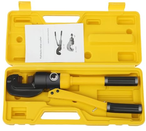Qussse - Tagliabulloni idraulico da 8 tonnellate 4-16mm, Tagliatore idraulico in acciaio per acciaio filettato e acciaio tondo