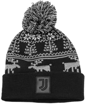 JUVENTUS Unisex 133531 Juve Beanie-Mütze, Schwarz, One Size