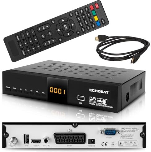 Echosat HD-SAT-Receiver 20900M, Free-to-Air-TV-Empfang