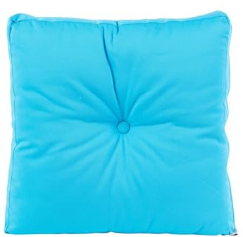 bionik by BioKinder® Sitzkissen 40 x 40 cm | Sitzpolster und Stuhlkissen aus 100% Baumwolle, gefüllt mit Baumwolle | 40 x 40 x 8 cm | Türkis