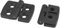 6 PCS Nylon Hinges – Cabinet Door Bearing Hinges, Black Plastic Hinges (40 * 30mm)