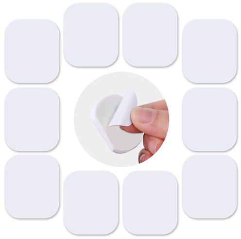 Door Buddy Replacement Adhesive - 10PCS 3.2x3.2 Inch Double-Sided Tape for Refrigerator Door Lock; Compatible with Door Buddy Baby and Cat Door Latch