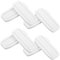 SHINEOFI 8Pcs Power Strip Wall Mount Fixator Holders Easy to Install Adhesive Strip Organizers for Home Office and Kitchen White