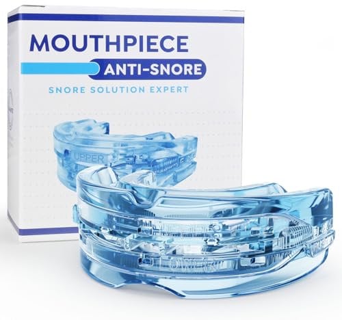 Anti Snoring Mouthpiece Anti Snoring Devices for Men and Women Soft Snore Stopper, Multifunctional Sleep Apnea - Transparent