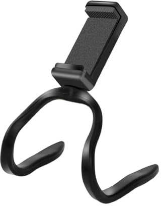 Treadmill Phone Holder - Gym Folding Cell Phone Holder | Adjustable Treadmill for Basket, Stroller, Elliptical, Car Steering Wheels