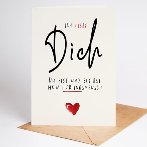 Lovely Cards - Karte Jahrestag - Partner Geschenke - süße Karte zum Hochzeitstag - Geburstagskarte Partnerin Ehefrau - Liebes Geschenk für Sie - für Ihn Sie - Valentinstag (DIN-A6)