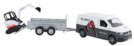 Kids GLOBE Volkswagen Spielzeugauto VW Transporter 27cm grau