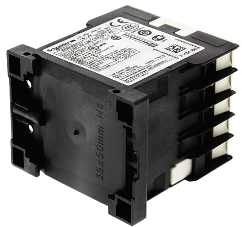 Schneider Electric lp4 K09004bw3 lp4-k minicontactor for Resistive Load, 4P Poles, AC-1, 24 VDC, 690 Vac, 50/60Hz, 20 Amps