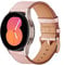 SUNDAREE Kompatibel mit Armband Samsmung Galaxy Watch 5 40MM/Watch 4 40MM/Active 2 40mm SM-R830/Active SM-R500/42MM SM-R810/Gear S2/Garmin Venu,20MM Damen Rosa Leder Uhrenarmband Lederarmband Uhrband